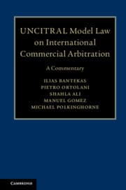 Cover of Commentary on the UNCITRAL Model Law on International Commercial Arbitration
